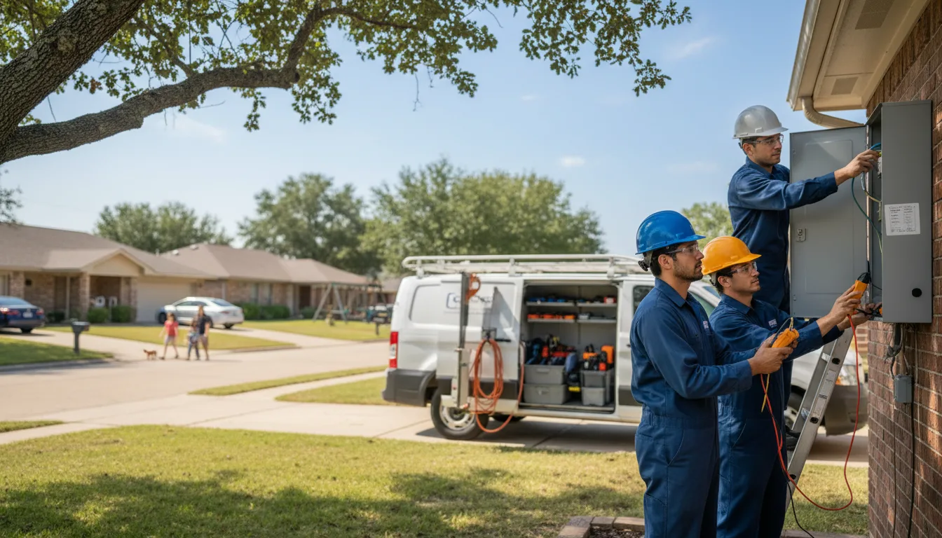 Certified electrician providing emergency electrical services in Dickinson, TX